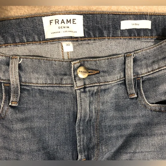 Le Boy Wide Release Hem Jeans in Klinedale - Picture 7 of 10